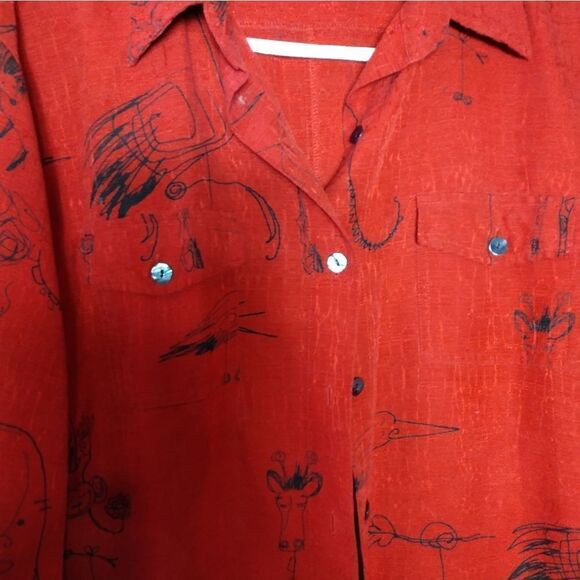 Chico's silk top  - Picture 3 of 9